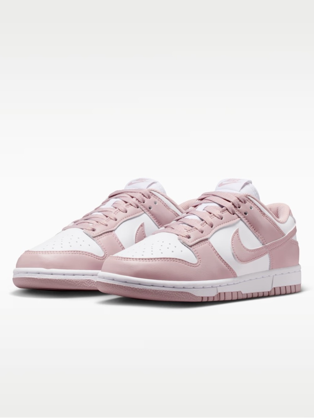 Nike Dunk Low Women’s “White Particle Rose” Sneakers Pink White Size 7 - Picture 10 of 13